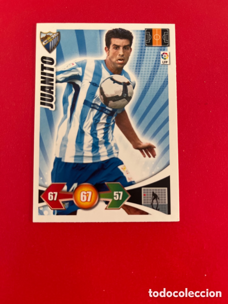 Cromos de Futebol: JUANITO MALAGA 152 ADRENALYN 2009 2010 PANINI XL 09 10 CROMOS CARTA FUTBOL