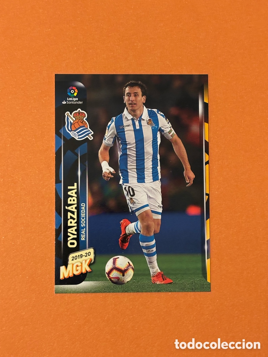 Cromos de F&uacute;tbol: MGK 284 OYARZABAL REAL SOCIEDAD CROMOS ALBUM MEGACRACKS LIGA FUTBOL 2019 2020 19 20