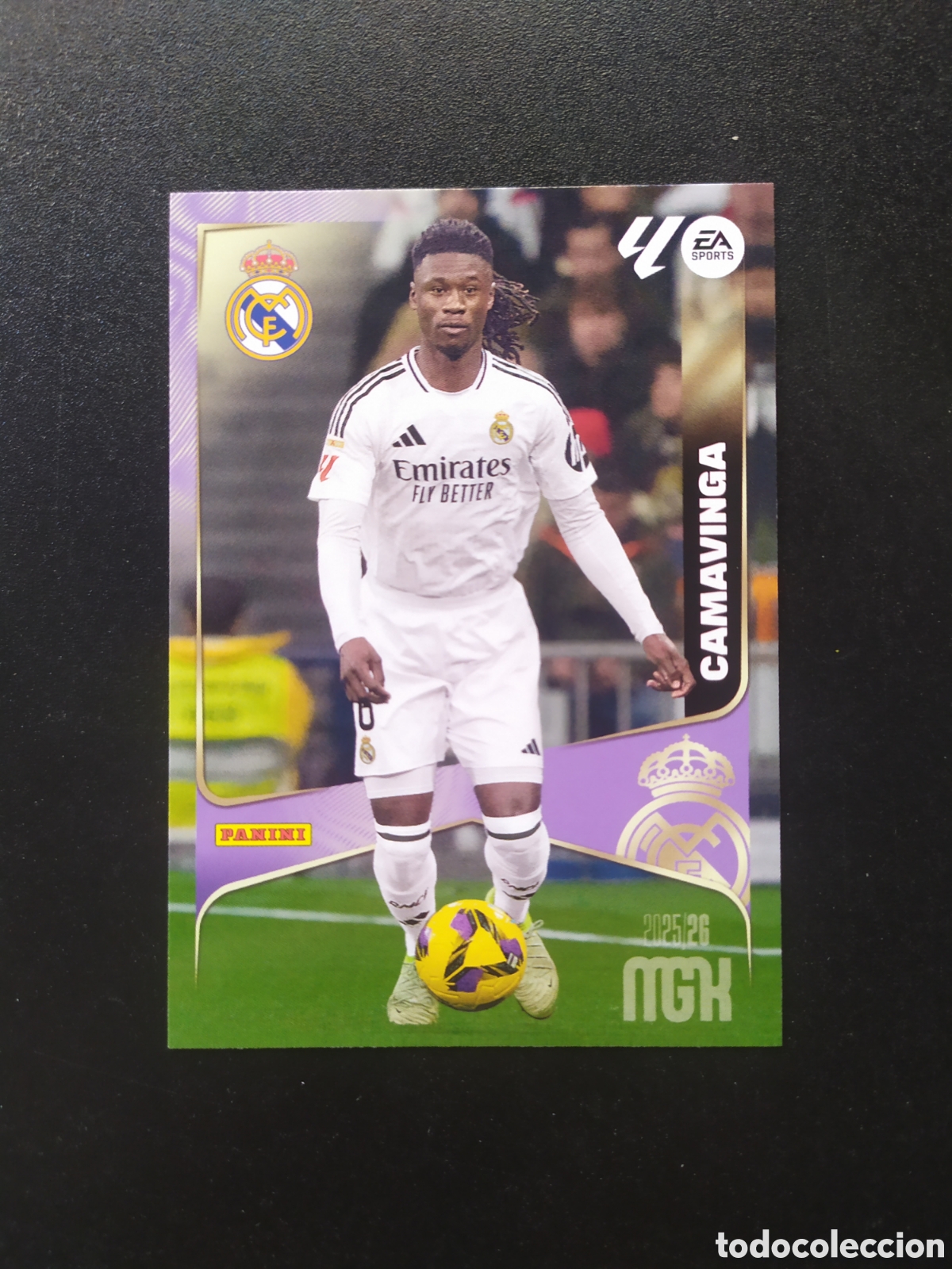 Cromos de f&uacute;tbol: Megacracks 2025 2026 25 26 panini Camavinga n&deg; 227 Real Madrid