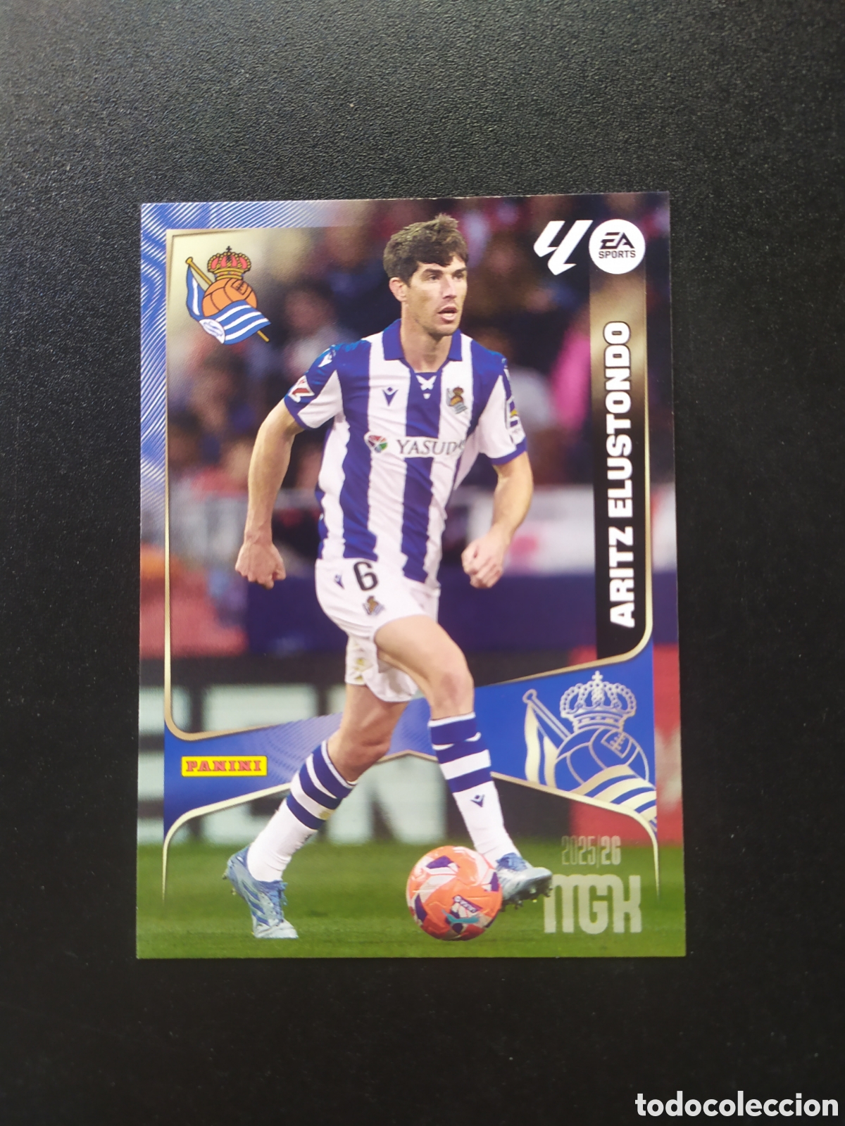 Cromos de f&uacute;tbol: Megacracks 2025 2026 25 26 panini Aritz Elustondo n&deg; 313 Real Sociedad
