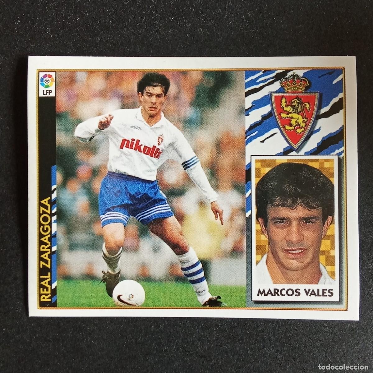 Cromos de F&uacute;tbol: CROMO LIGA 1997 1998 97 98 EDICIONES ESTE COLOCA MARCOS VALES ZARAGOZA NUNCA PEGADO