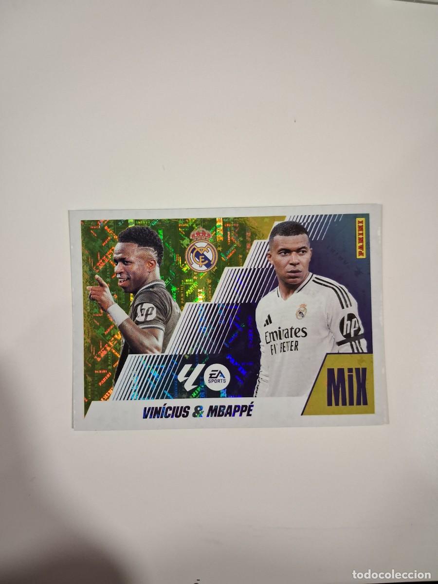 Sticker Vinicius Jr / Mbappé 2025-26 Real Madrid - Panini La Liga - Carte Rookie