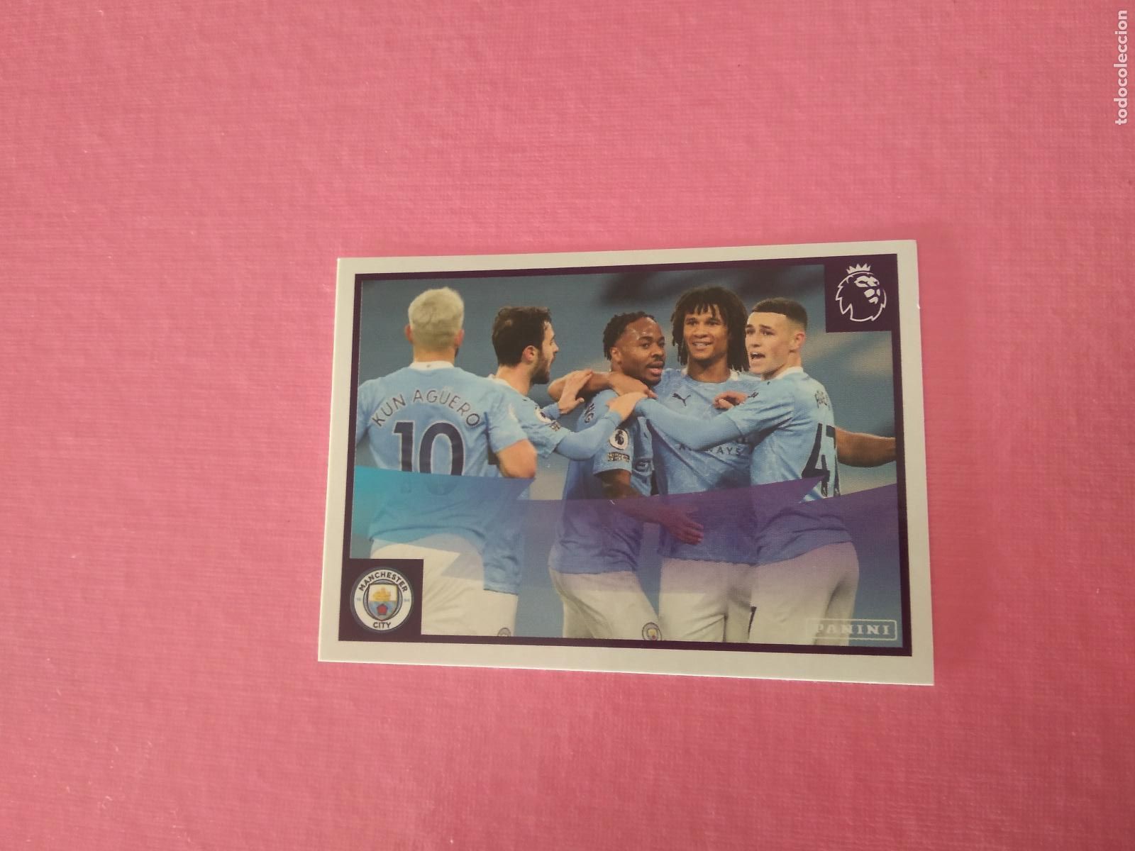 Cromos de f&uacute;tbol: 407 EQUIPO PLANTILLA MANCHESTER CITY CROMO FUTBOL PANINI INGLATERRA 20-21 PREMIER LEAGUE 2020-2021