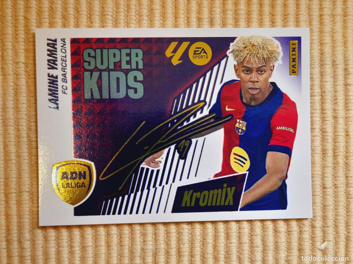 Cromos de F&uacute;tbol: CROMO K14 LAMINE YAMAL (SUPER KIDS KROMIX) FC BARCELONA LIGA 25-26 2025 2026 ALBUM ESTE