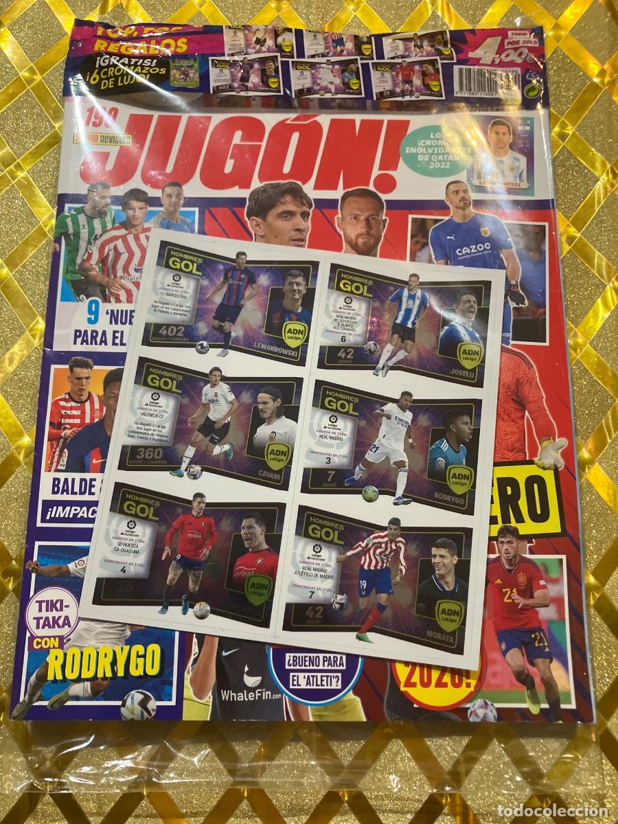 Cromos de f&uacute;tbol: CROMOS LIGA ESTE 2022 2023 REVISTA JUGON NUMERO 190 PANINI !