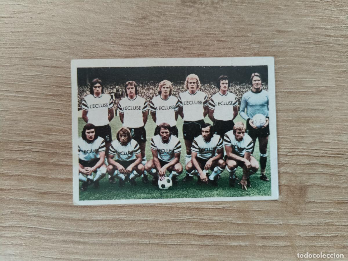 Cromos de F&uacute;tbol: CROMO DE F&Uacute;TBOL EDITORIAL FHER RWD MOLENBEEK SIN PEGAR NUNCA PEGADO 75 76 1975 1976