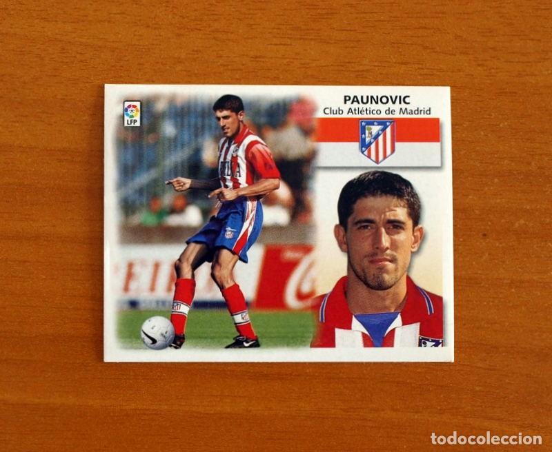 Fu&szlig;ball-Sticker: Atletico de Madrid - Paunovic - Ediciones Este Liga 1999-2000, 99-00 - Nunca Pegado