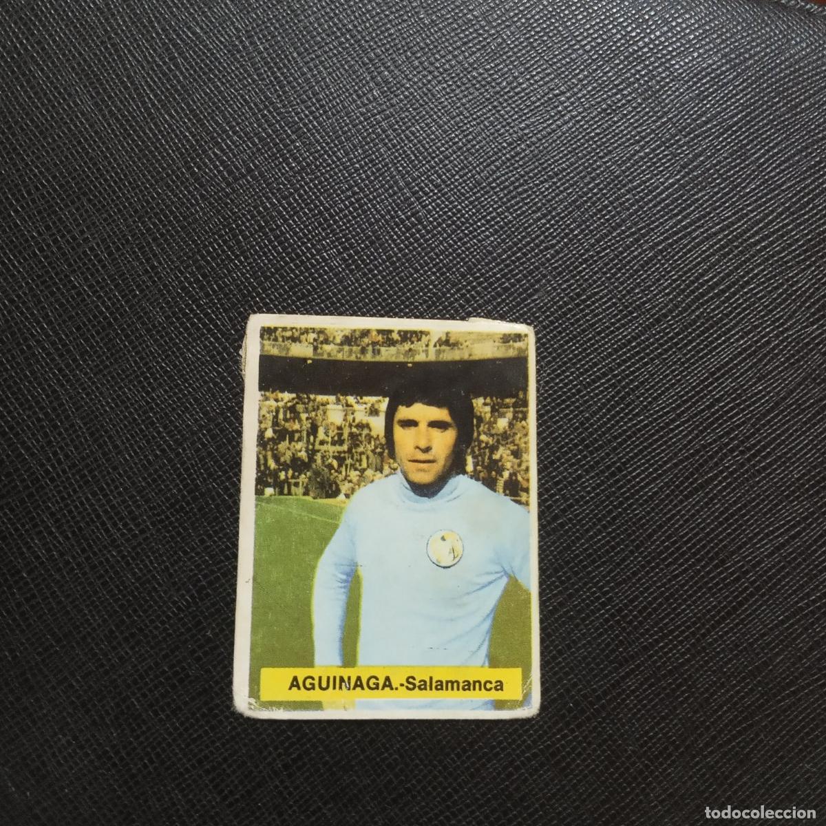 Figurine di Calcio: AGUINAGA SALAMANCA FINI 1975 1976 CROMO FUTBOL LIGA 75 76 - DESPEGADO - A139 PG280