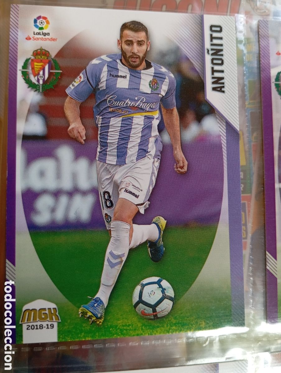Fu&szlig;ball-Sticker: Anto&ntilde;ito Valladolid Ficha Cromo de futbol Megacracks 2018-2019 Liga Santander MGK 18-19 Panini