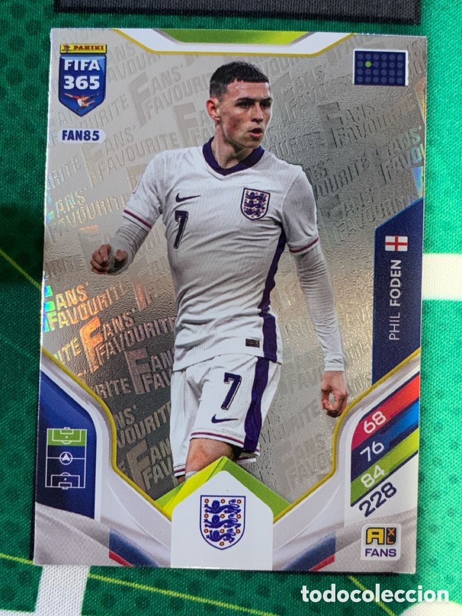 Fu&szlig;ball-Sticker: FAN85 Phil Foden England FANS / Fans' Favourite ADRENALYN FIFA 365 2026