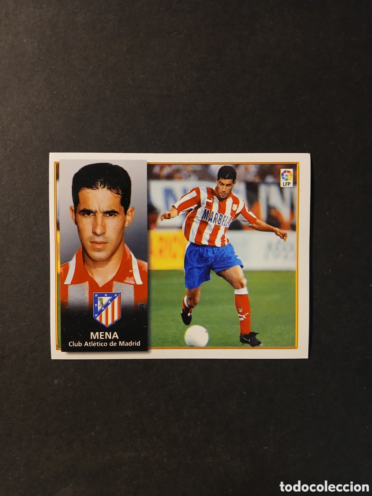 Cartes &agrave; collectionner de Football: MENA ATLETICO MADRID FICHAJE 1 LIGA ESTE 1998/99 98 99 NUNCA PEGADO SIN PEGAR