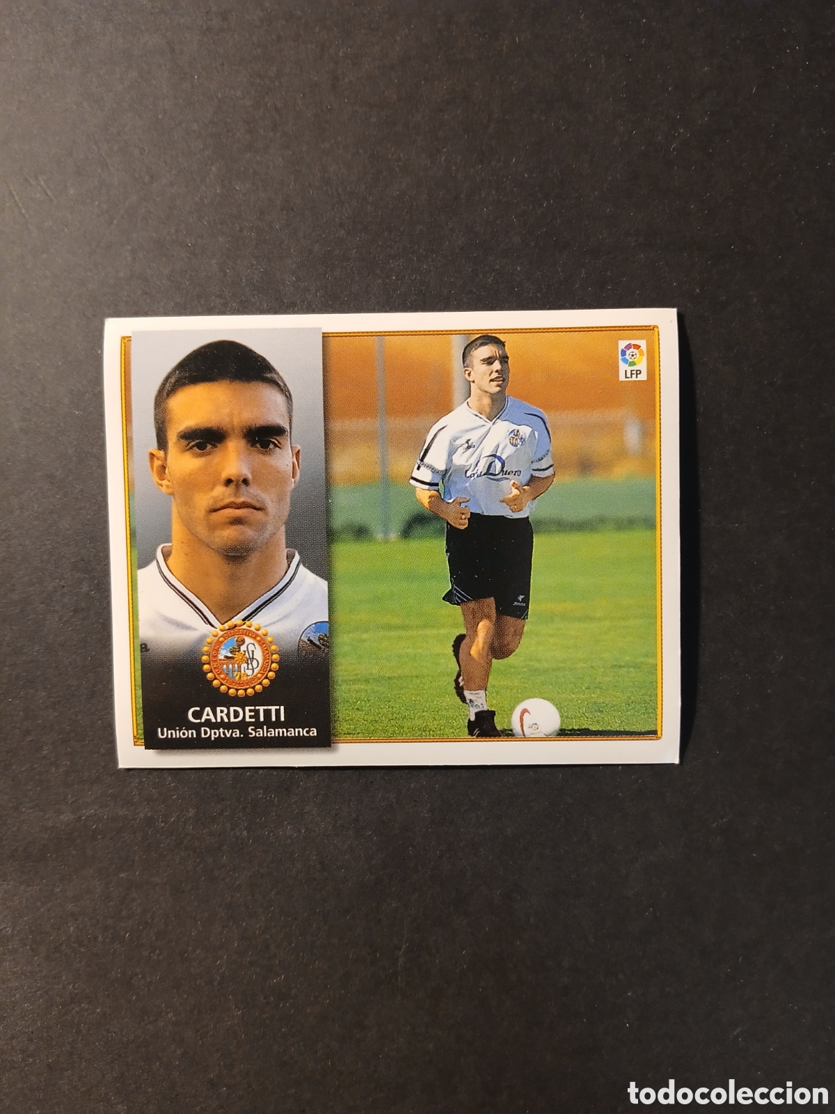 Fu&szlig;ball-Sticker: CARDETTI SALAMANCA FICHAJE 26 LIGA ESTE 1998/99 98 99 NUNCA PEGADO SIN PEGAR