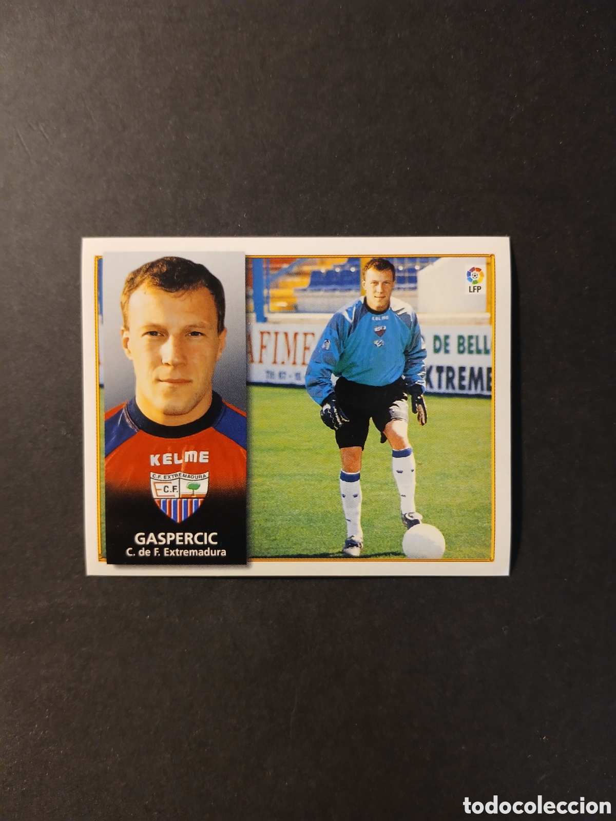 Fu&szlig;ball-Sticker: GASPERCIC EXTREMADURA FICHAJE 34 LIGA ESTE 1998/99 98 99 NUNCA PEGADO SIN PEGAR