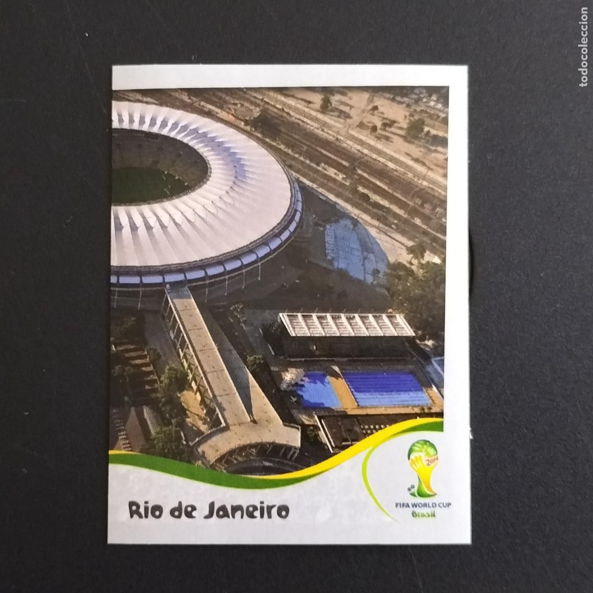 Cromos de F&uacute;tbol: 27 ESTADIO DO MARACANA RIO DE JANEIRO VERSION PLATINUM CROMOS MUNDIAL 14 FIFA WORLD CUP BRASIL 2014