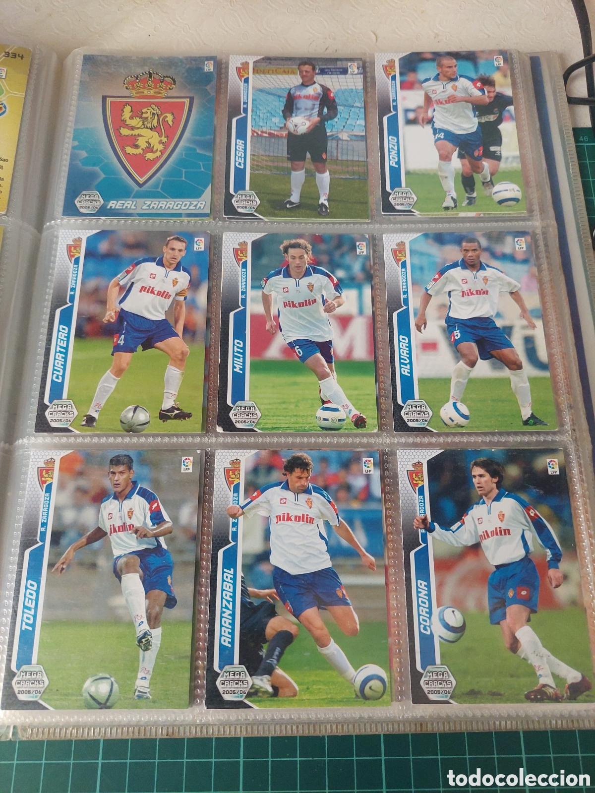 Cartes &agrave; collectionner de Football: 2005/2006 REAL ZARAGOZA F&Uacute;TBOL CROMOS PANINI