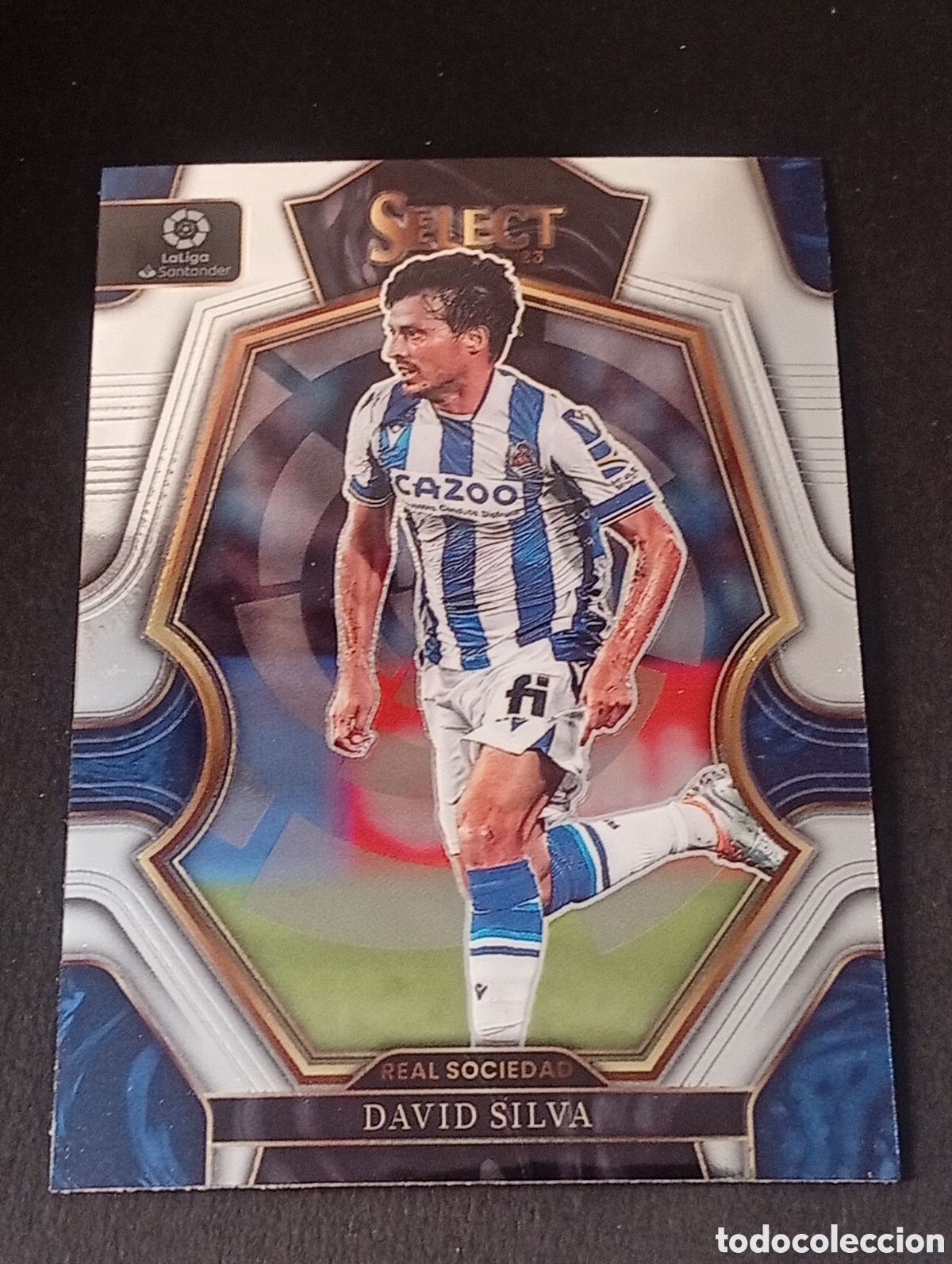 Football Stickers: 169 DAVID SILVA REAL SOCIEDAD SELECT LA LIGA 2023 2023 23 CROMOS CARDS MEGACRACKS TOPPS MATCH CARD