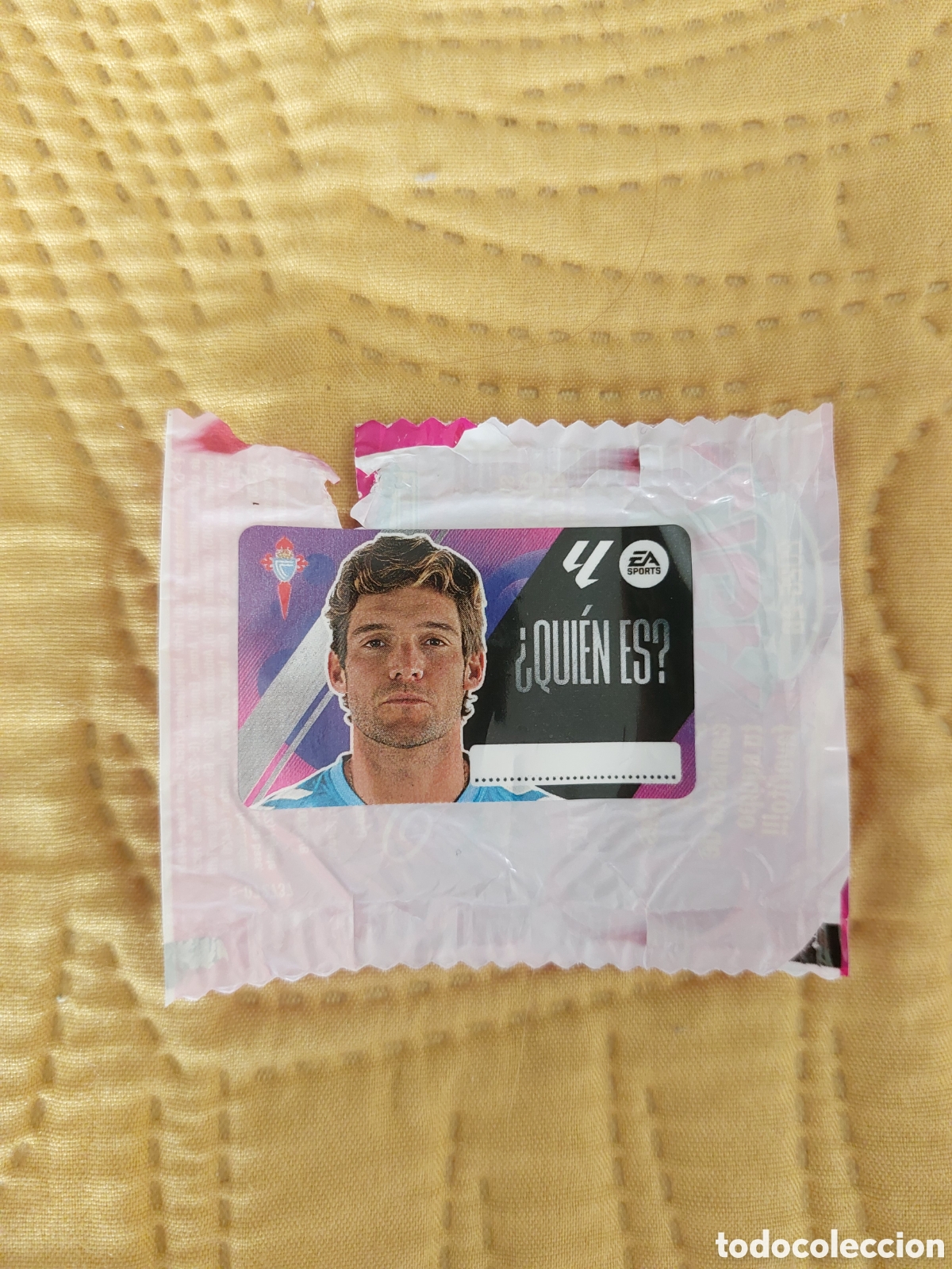Cromos de F&uacute;tbol: &iquest;QUIEN ES? MARCOS ALONSO CELTA DE VIGO CHICLES SIN PEGAR PANINI LIGA ESTE 25 26 2025 2026