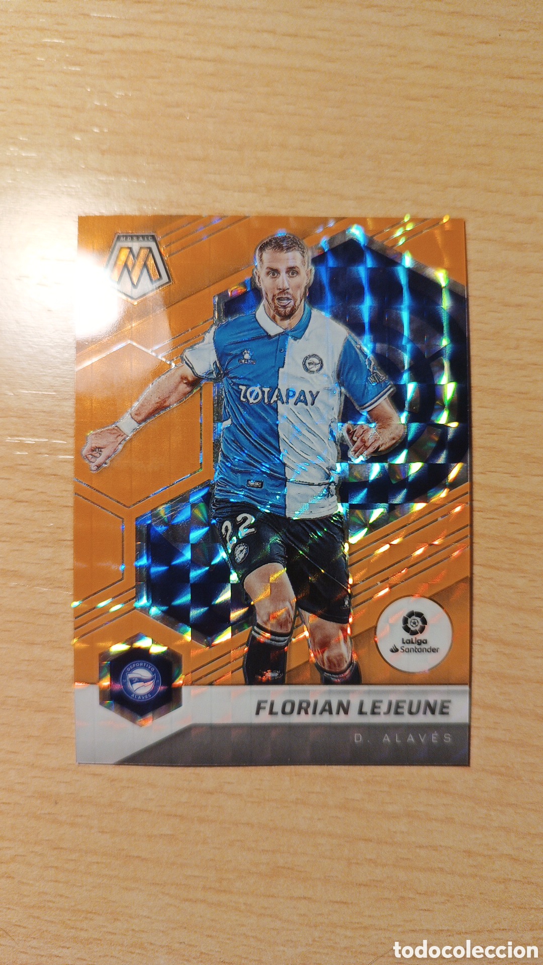 Cromos de F&uacute;tbol: FLORIAN LEJEUNE /25 ALAVES RAYO VALLECANO MOSAIC LA LIGA 21 22
