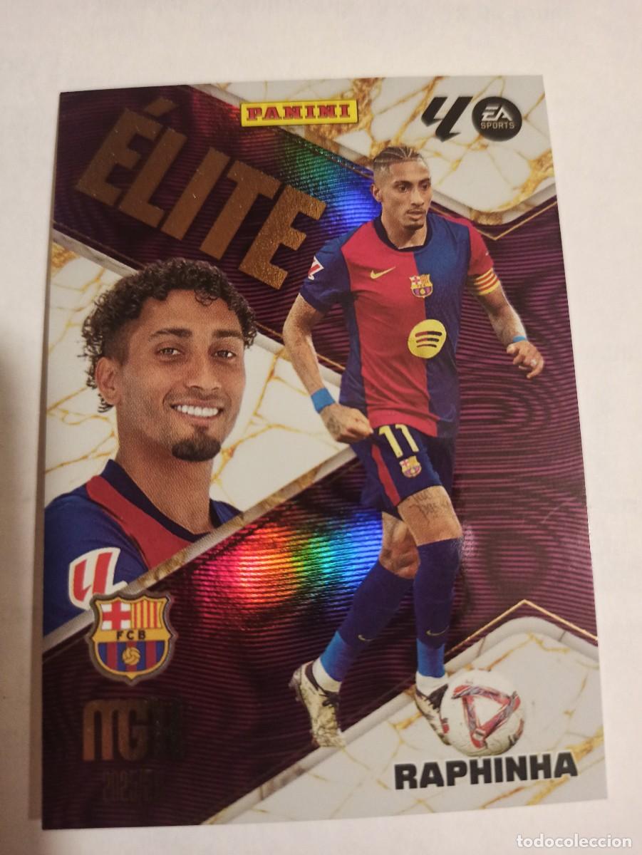 Fu&szlig;ball-Sticker: CARD 16 &Eacute;LITE RAPHINHA FC BARCELONA BAR&Ccedil;A - LIGA MEGACRACKS MGK PANINI 2025 2026 25 26