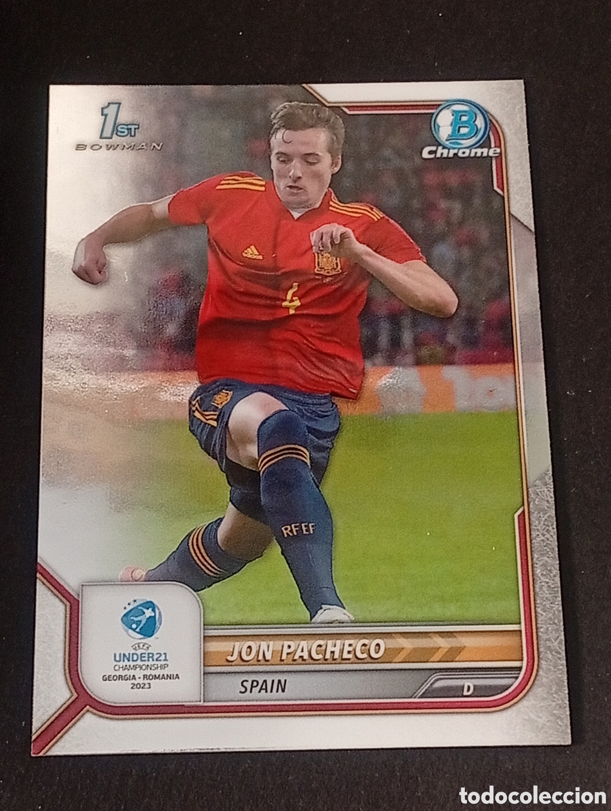 Fu&szlig;ball-Sticker: 81 rookie 1st JON PACHECO SPAIN ESPA&Ntilde;A TOPPS CHROME BOWMAN UEFA UNDER 21 2022 PANINi REAL SOCIEDAD