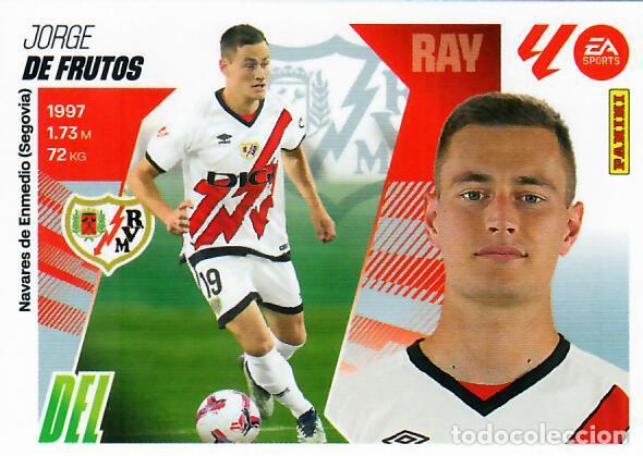 Cromos de F&uacute;tbol: CROMO PANINI LIGA ESTE 2025-26 (25 - 26) - N&ordm; 18 - DE FRUTOS - RAYO VALLECANO