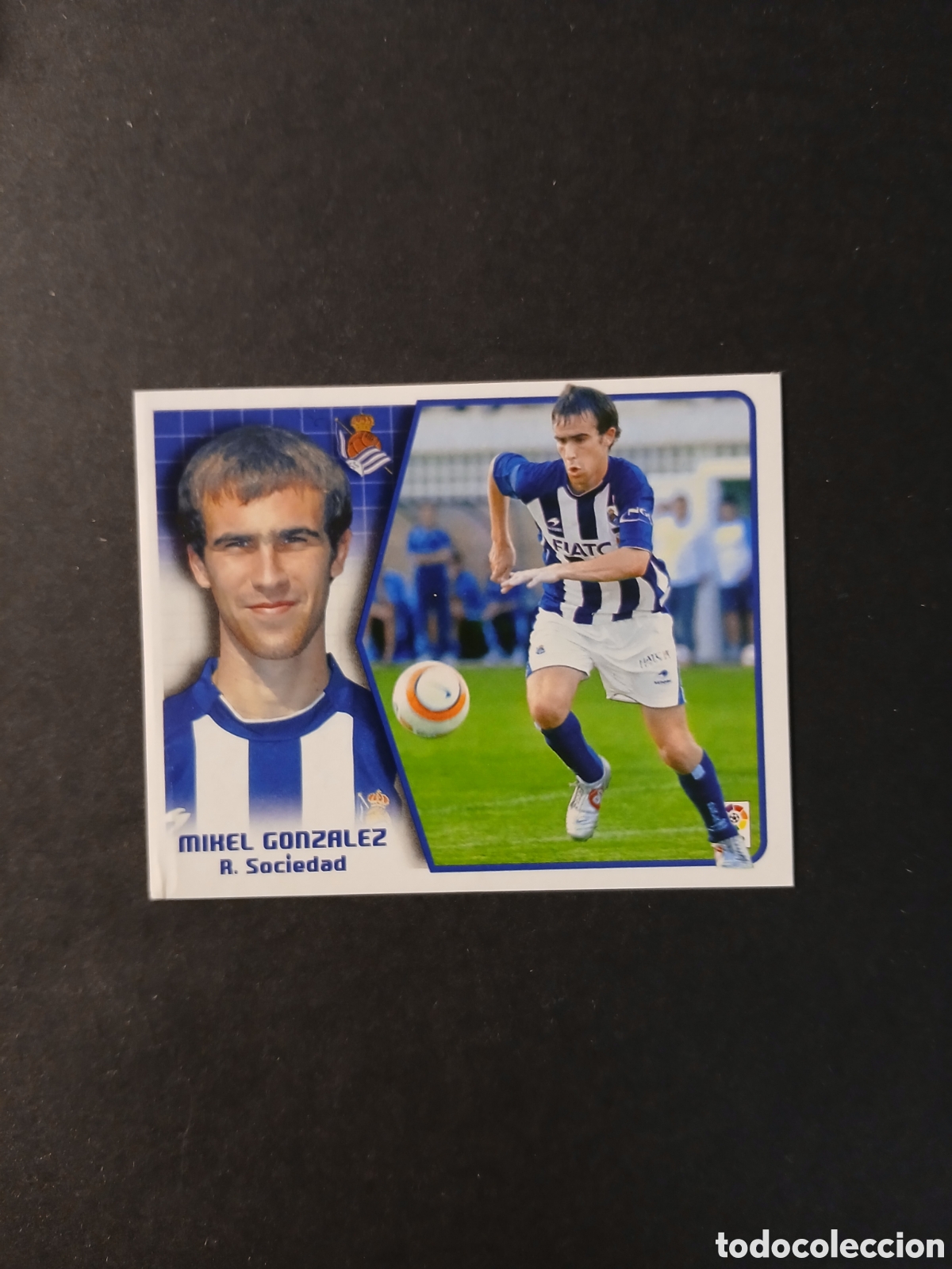 Cartes &agrave; collectionner de Football: MIKEL GONZALEZ REAL SOCIEDAD COLOCA LIGA ESTE 2005/06 05 06 NUNCA PEGADO SIN PEGAR