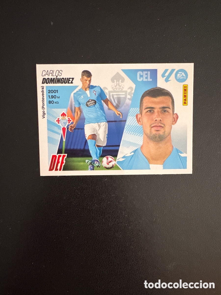 Cromos de F&uacute;tbol: DOM&Iacute;NGUEZ CELTA DE VIGO NUMERO 7A LIGA ESTE 2025 2026