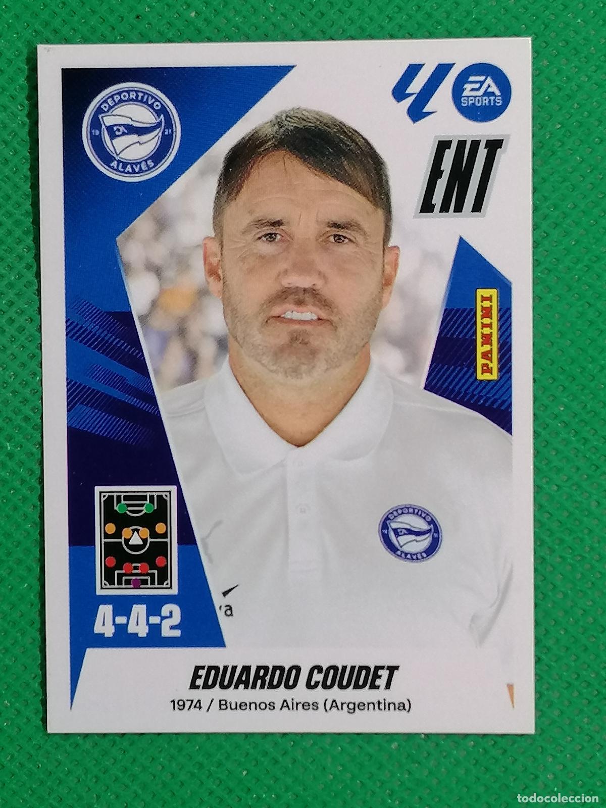 Cromos de Futebol: 2 EDUARDO COUDET ENTRENADOR ALAVES ⚽ PANINI LIGA ESTE 25 26 2025 2026 ⚽