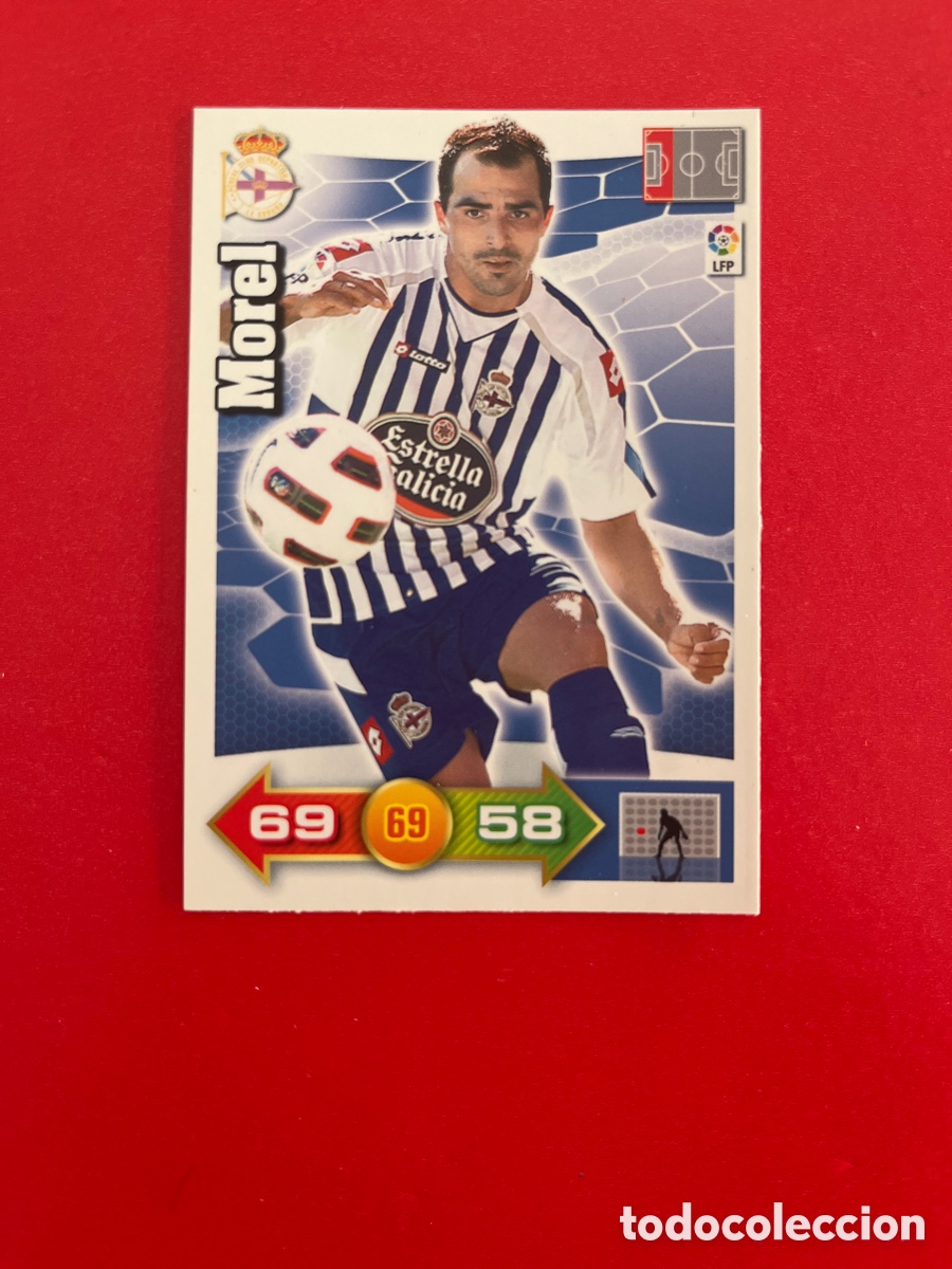 Cromos de F&uacute;tbol: MOREL DEPORTIVO DE LA CORU&Ntilde;A 78 ADRENALYN 2010 2011 PANINI XL 10 11 CARTA CROMO FUTBOL