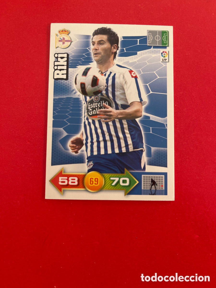 Cromos de F&uacute;tbol: RIKI DEPORTIVO DE LA CORU&Ntilde;A 88 ADRENALYN 2010 2011 PANINI XL 09 10 CARTA CROMO FUTBOL