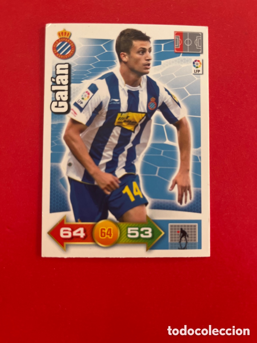Cromos de F&uacute;tbol: GALAN R.C.D.ESPA&Ntilde;OL 95 ADRENALYN 2010 2011 PANINI XL 09 10 CARTA CROMO FUTBOL