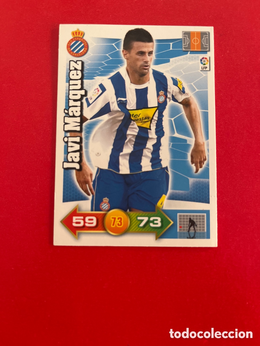Cromos de F&uacute;tbol: JAVI MARQUEZ R.C.D.ESPA&Ntilde;OL 99 ADRENALYN 2010 2011 PANINI XL 09 10 CARTA CROMO FUTBOL