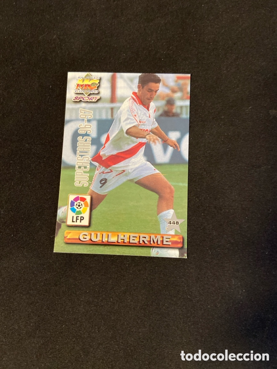 Football Stickers: GUILHERME MORALES 448 MUNDICROMO 1996-1997 96 97 FICHAS LIGA F-1