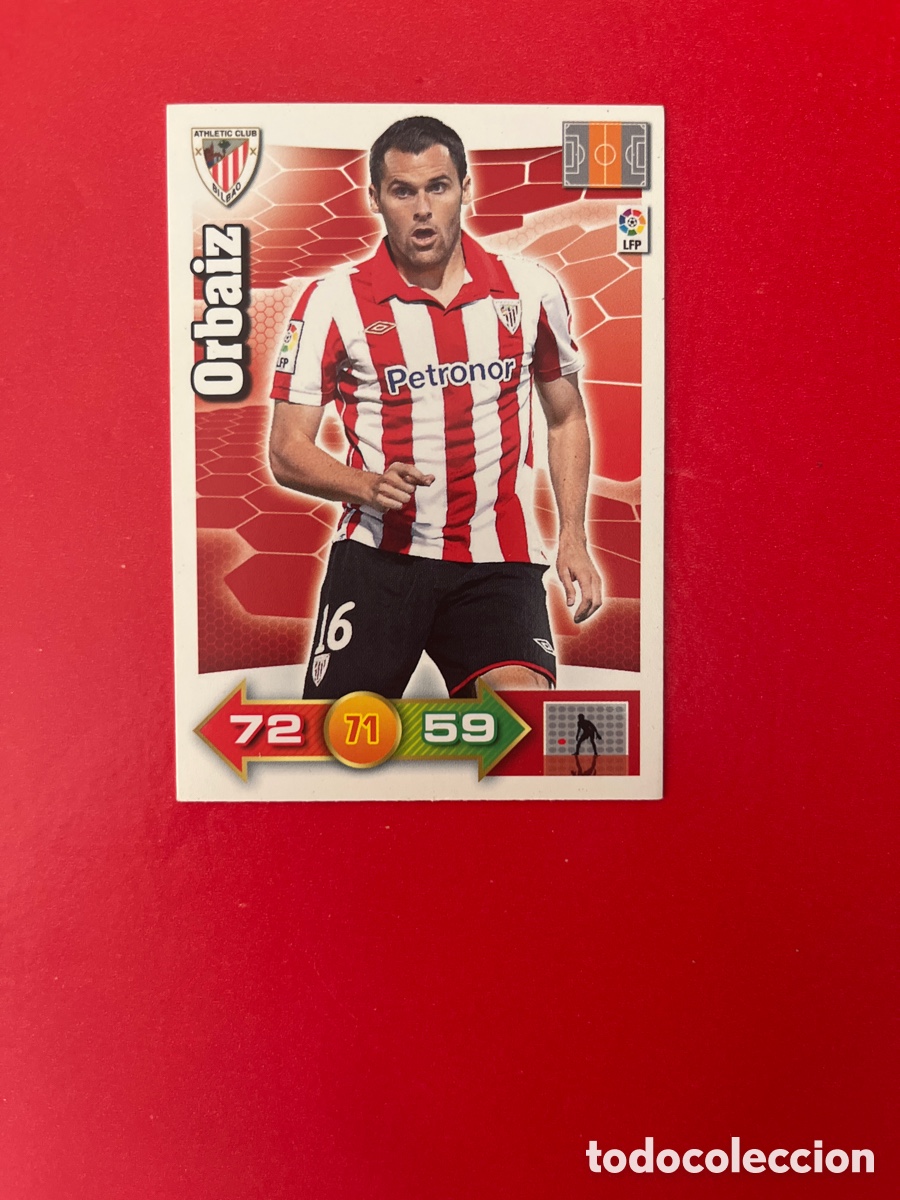 Football Stickers: ORBAIZ ATHLETIC CLUB 26 ADRENALYN 2010 2011 PANINI XL 10 11 CARTA CROMO FUTBOL