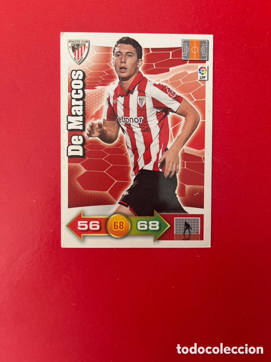 Cartes &agrave; collectionner de Football: DE MARCOS ATHLETIC CLUB 32 ADRENALYN 2010 2011 PANINI XL 10 11 CARTA CROMO FUTBOL