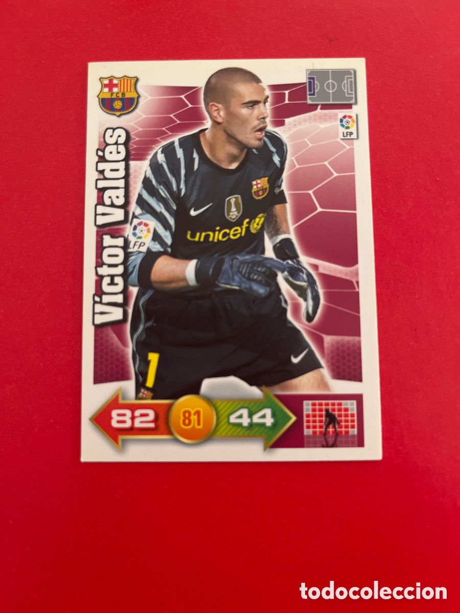 Figurine di Calcio: VICTOR VALDES F.C.BARCELONA 55 ADRENALYN 2010 2011 PANINI XL 10 11 CARTA CROMO FUTBOL