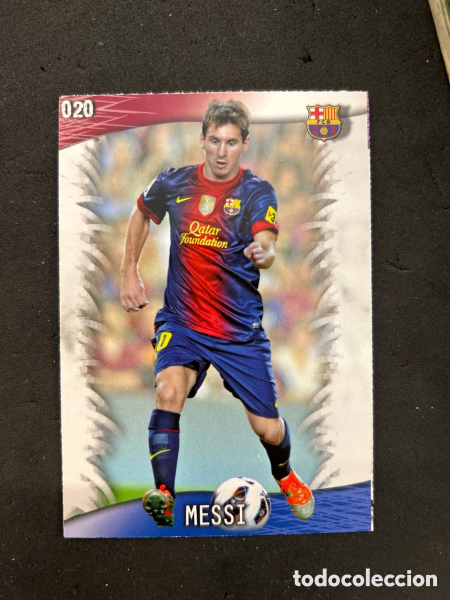 Cromos de F&uacute;tbol: 20 MESSI BARCELONA BAR&Ccedil;A CARD TARJETA CROMO FUTBOL FICHAS LIGA MUNDICROMO 2013-2014 13-14