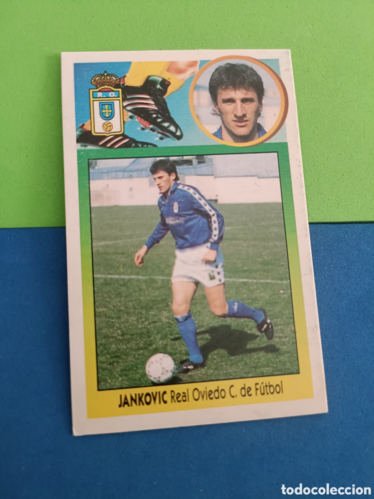 Figurine di Calcio: Panini Liga Este Carton recuperado 93 94 1993 1994 - Oviedo Jankovic