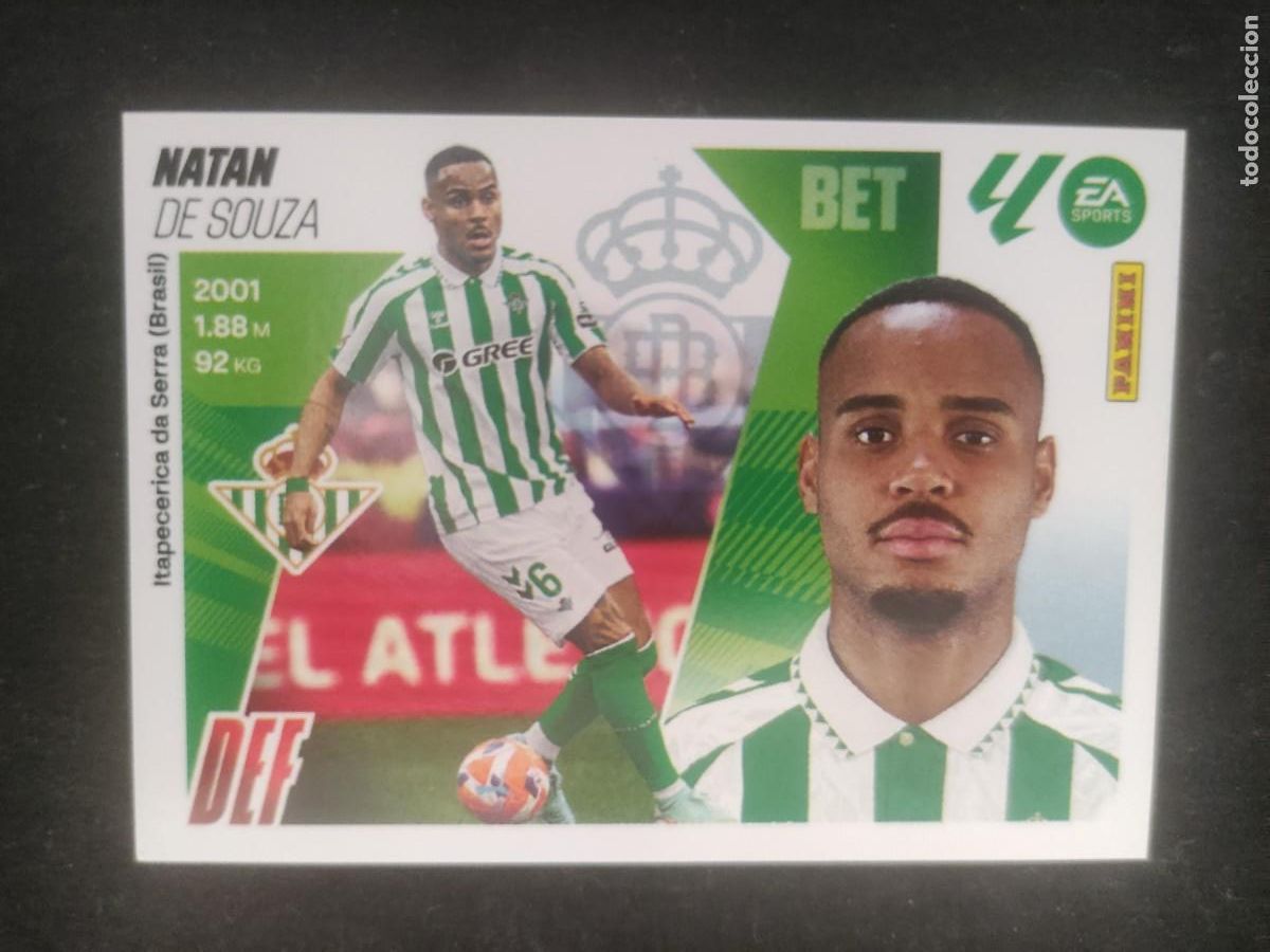 Cromos de F&uacute;tbol: LIGA ESTE 2025-26. #7 NATAN. REAL BETIS BALOMPI&Eacute;.