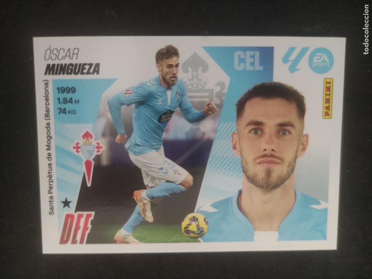 Cromos de F&uacute;tbol: LIGA ESTE 2025-26. #9 MINGUEZA. CELTA DE VIGO
