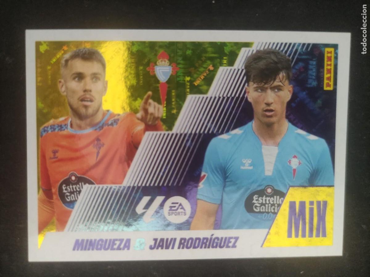 Cromos de F&uacute;tbol: LIGA ESTE 2025-26. #18 MINGUEZA & JAVI RODR&Iacute;GUEZ &rdquo;MIX&rdquo;. CELTA DE VIGO
