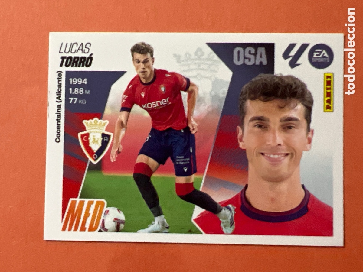 Football Stickers: C7465b. TORRO OSASUNA N&ordm; 12 LIGA ESTE 25 26 2025 2026 PANINI