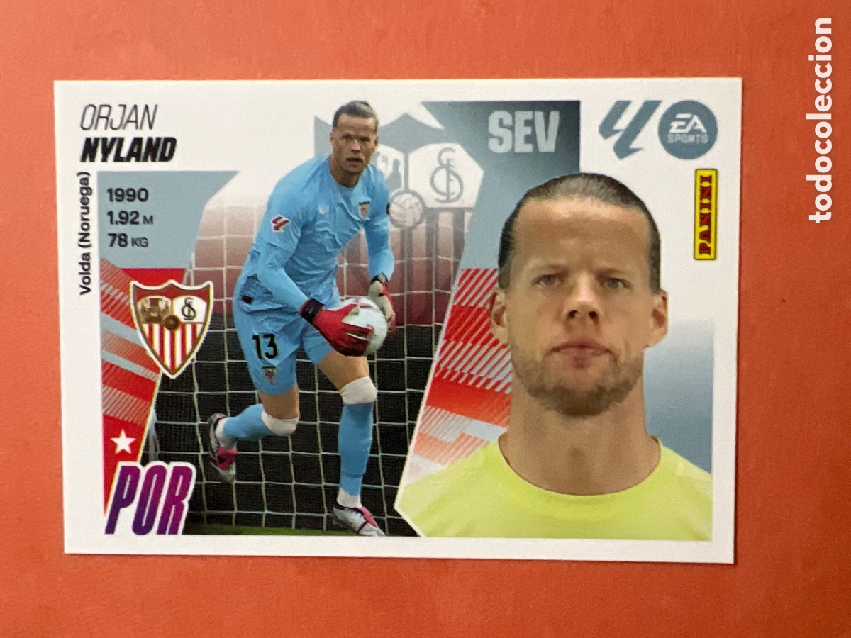 Football Stickers: C7453. CROMO PANINI LIGA ESTE 2025-26 (25 - 26) - N&ordm; 3 - NYLAND - SEVILLA