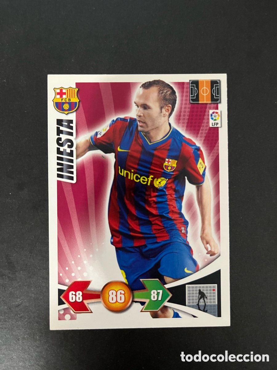 Figurine di Calcio: ADRENALYN XL 2009 2010 PANINI 66 INIESTA (FC BARCELONA) - 09 10 BAR&Ccedil;A