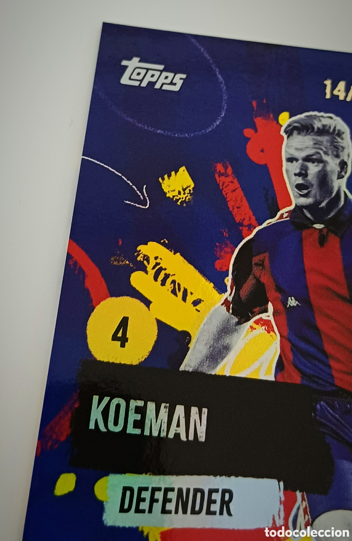Cromos de f&uacute;tbol: Koeman aut&oacute;grafo 14/50 Topps - Foto 5