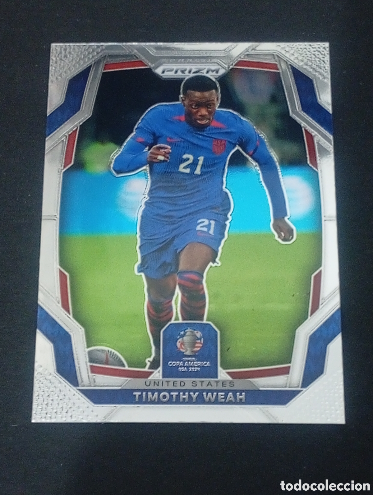 Figurine di Calcio: 157 prizm TIMOTHY WEAH USA EEUU US PANINI CONMEBOL COPA AMERICA 2024 TOPPS CROMOS ADRENALYN