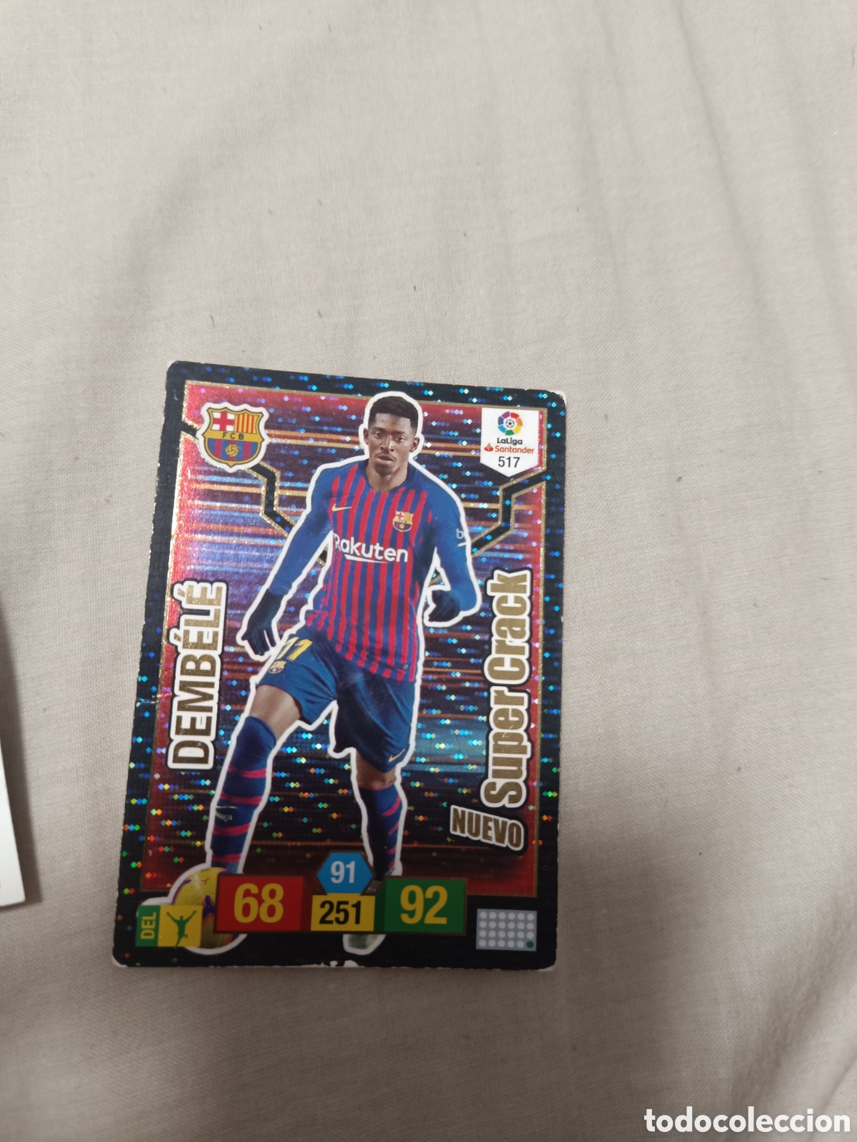 Cromos de f&uacute;tbol: Dembele nuevo supercrack adrenalyn 18/19 517