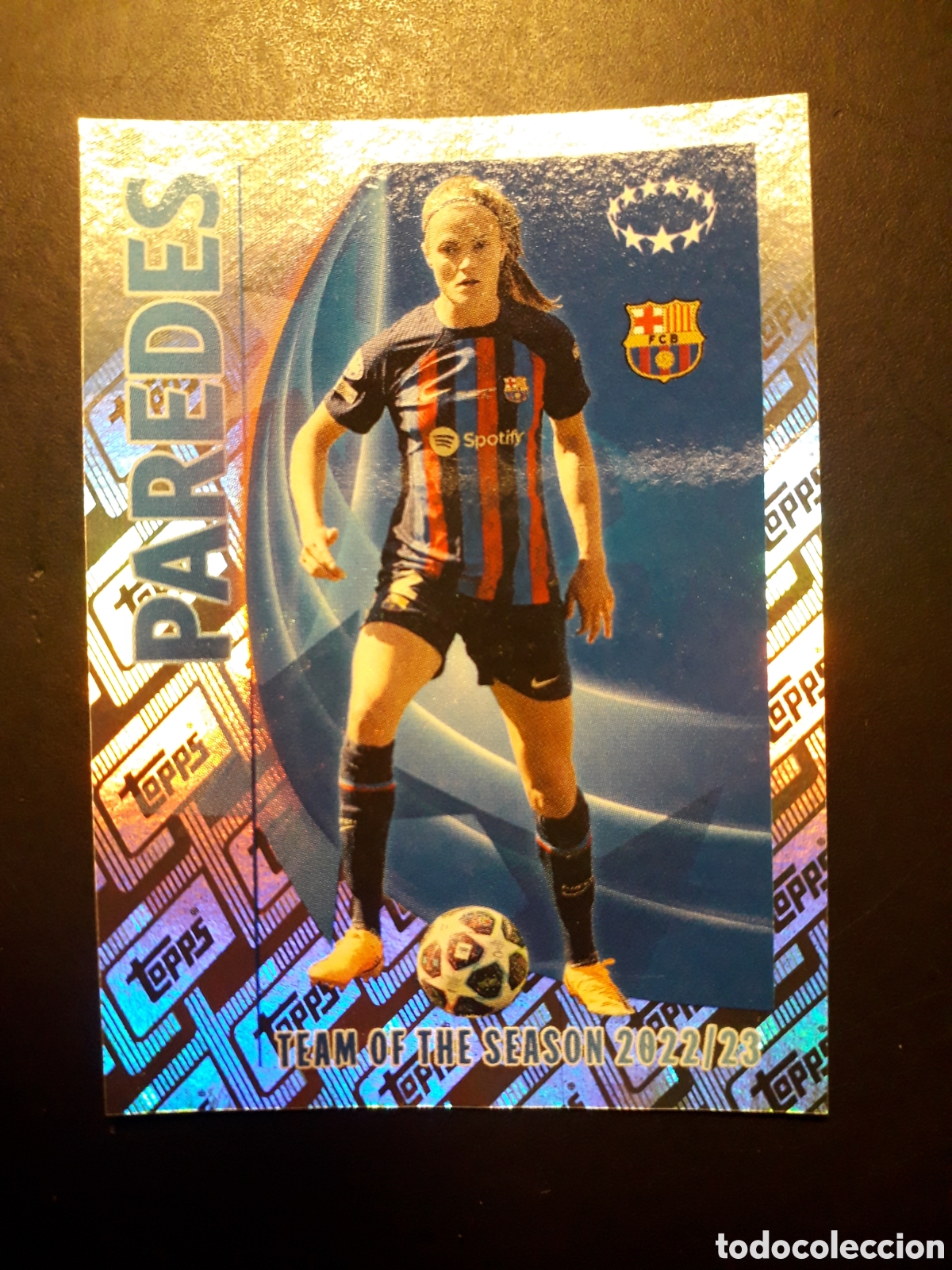 Cromos de Futebol: PAREDES FC BARCELONA TEAM N&deg; 18 UEFA CHAMPIONS LEAGUE SEASON TOPPS 23 24 2023 2024 PEDIDO M&Iacute;NIMO 3&euro;.