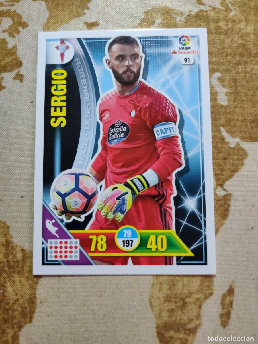 Cromos de f&uacute;tbol: Adrenalyn Celta 91 SERGIO 2016-17 - Foto 1