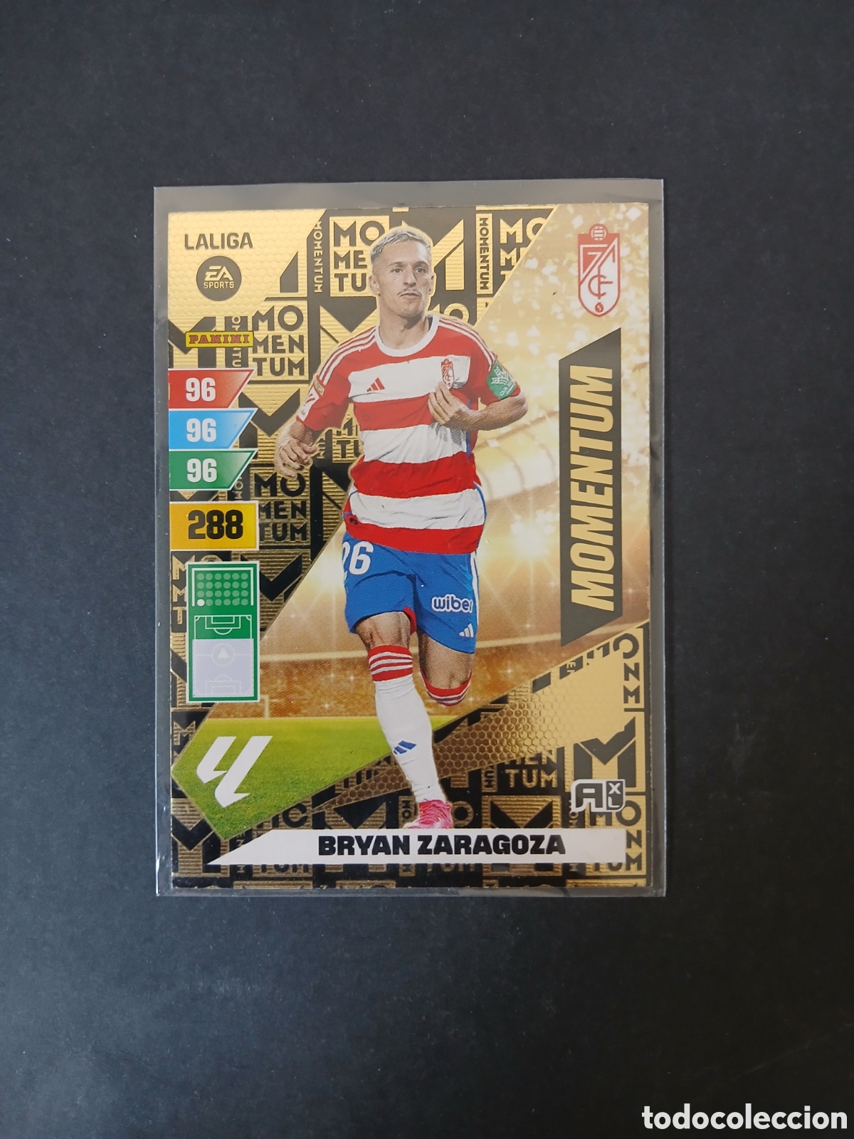 Cromos de F&uacute;tbol: BRYAN ZARAGOZA GRANADA MOMENTUM ADRENALYN XL LIGA 2023/2024 23 24 PANINI